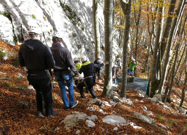 Zipline v Bovcu, 24.10.2015 - foto