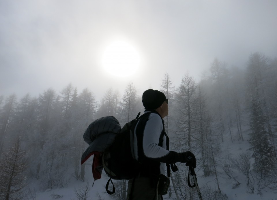 Viševnik nad meglo,  12.02.2017 - foto povečava