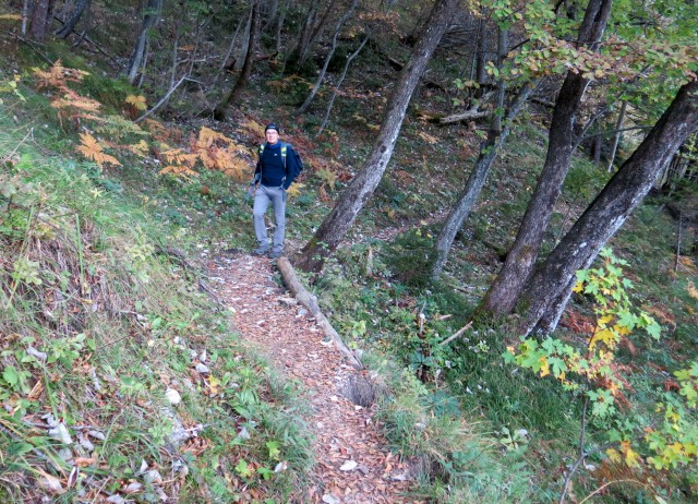 Kamniški vrh po prečni   18.10.2020 - foto