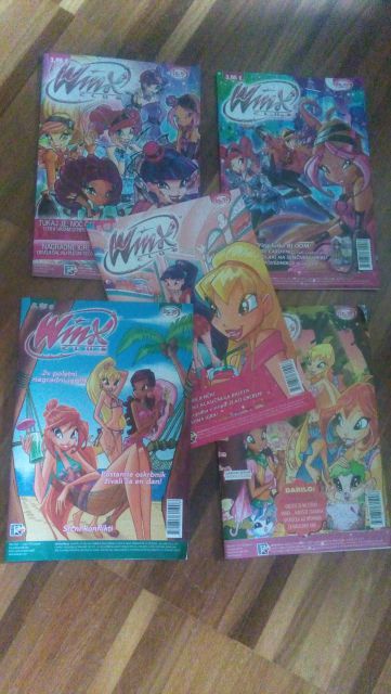 Winx Club stripi, revije - kos 1€