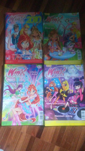 Winx Club stripi, revije - kos 1€