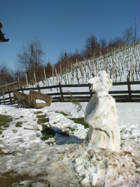 Snežak za Marohov drobižek
