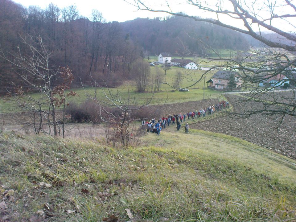 zdaj pa prek laporja v Brezovec