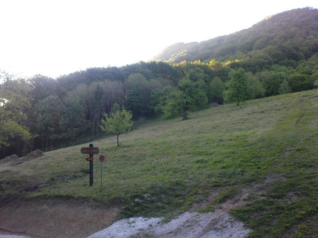 Pogled proti vrhu od doma