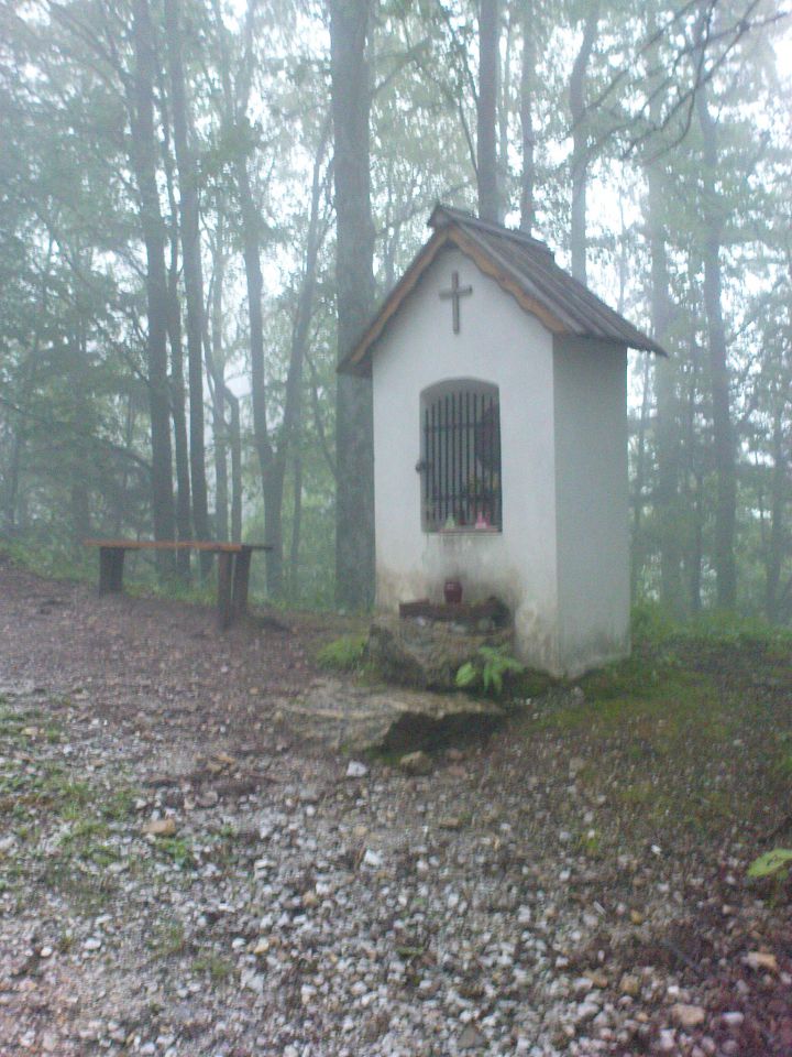 kapelica ob cesti na vrh
