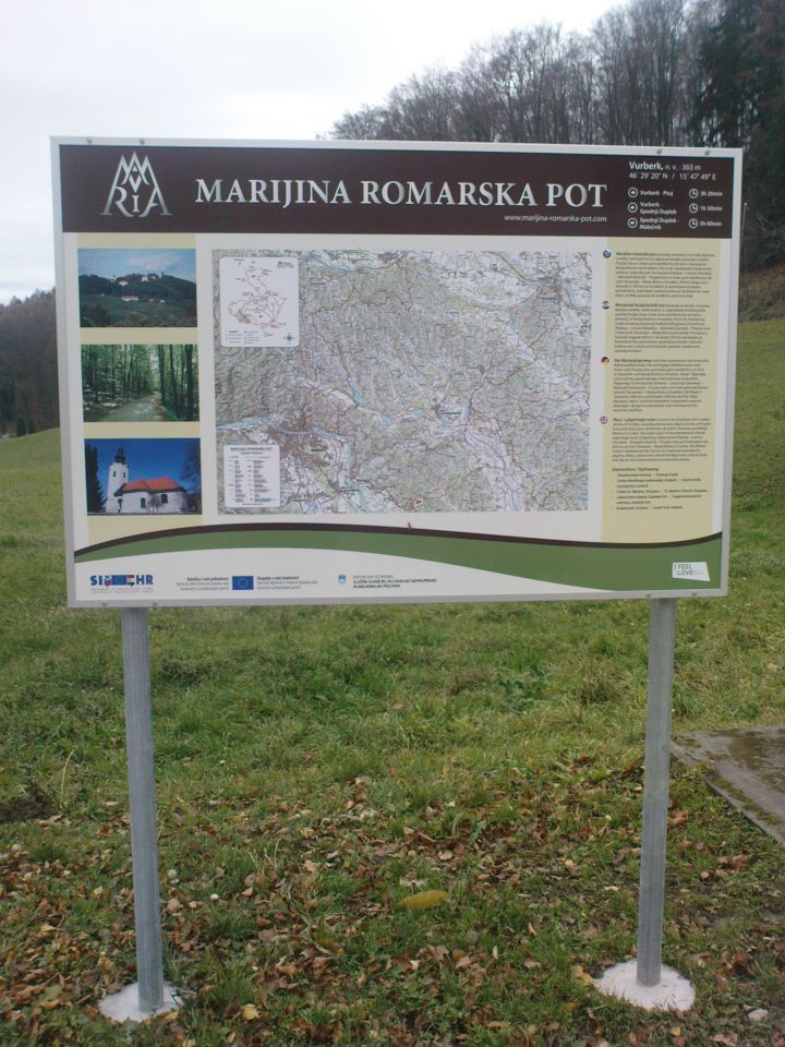 aha,tod mimo gre Marijina romarska pot