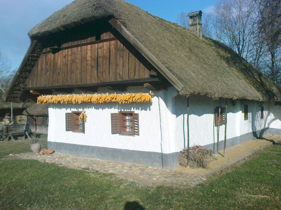 hiša zgrajena l.1700 v panonskem stilu na ek