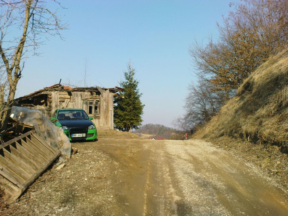 tu gor pridemo na Bračičevo planinsko pot