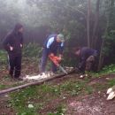 še nekaj kolov za utrditev severne strani