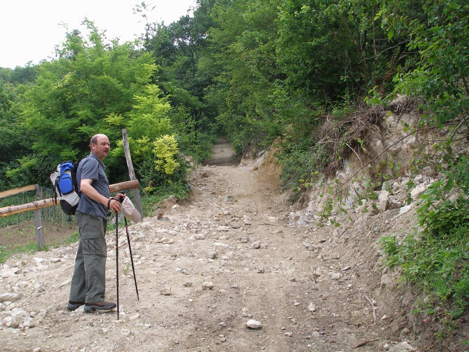 dobro so popravili pot tu gor