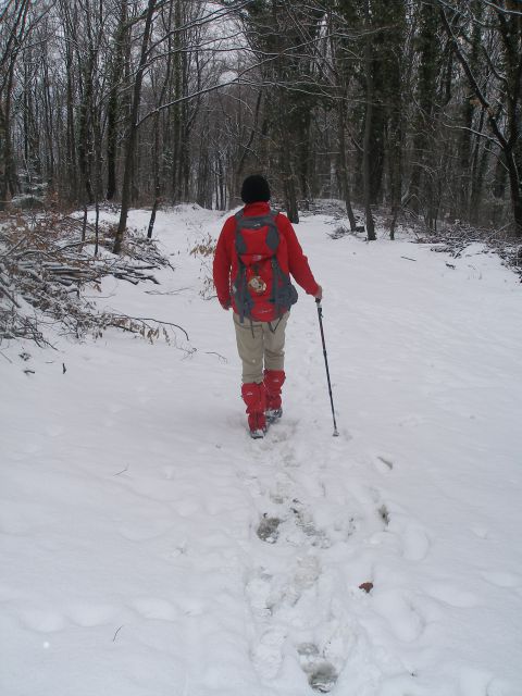 Smo se podprli in nazaj dol