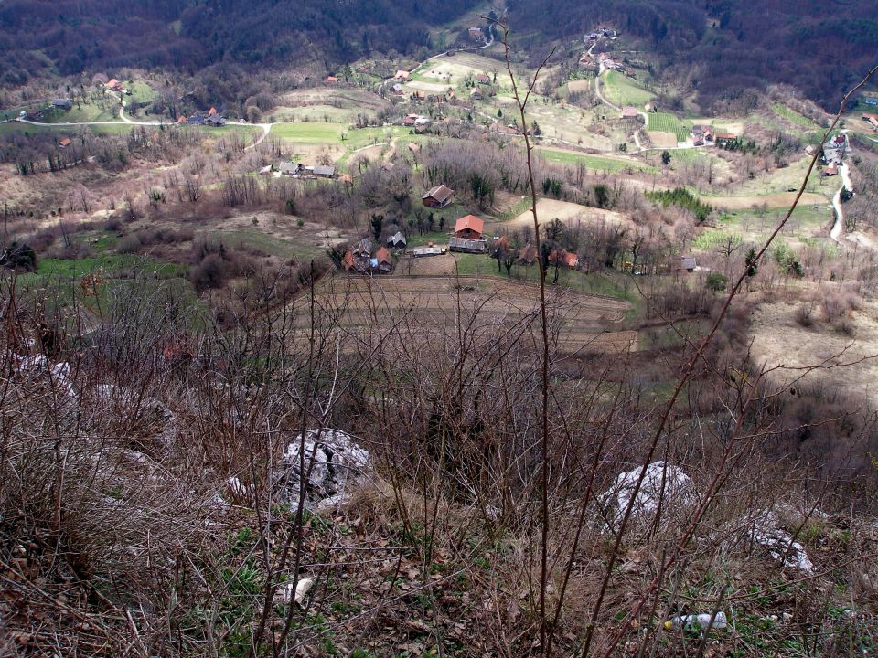 po teh zaraščenih travnikih sem se danes prebijal