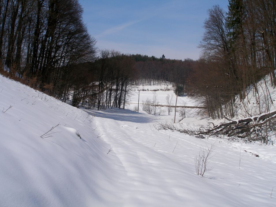 in po dolini proti domu