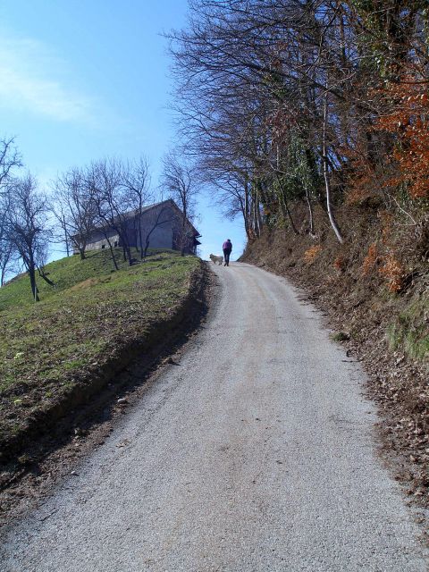 Pol pa v Benotov klanec,je blo na šesto.:-))