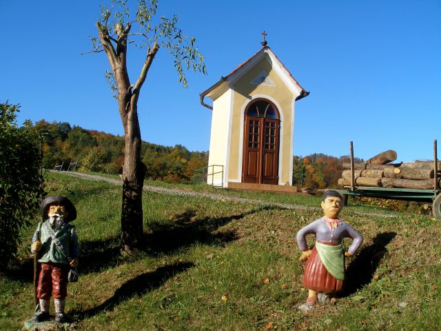 Kapelica ob poti proti Ložini