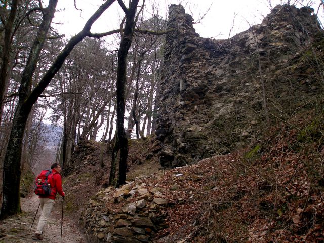 Razvaline starega gradu iz začetka 14.stol.