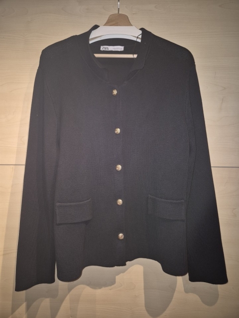 Nenošena Zara jopa,temno modra,XL (ustreza bolj L), 20 eur