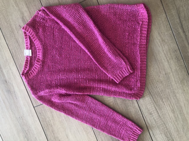Pink pulover št.128- 3 eur