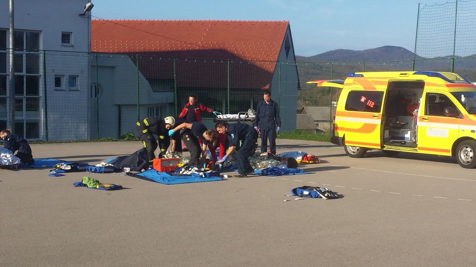 Evakuacija 18.10.2014 - foto povečava