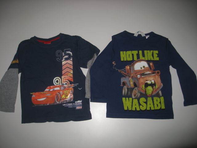 Kpl majčk HM Disney Pixar Cars št. 104-110 za 9,9 evra -20%