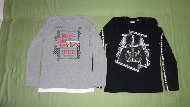 Nov komplet majčk Star wars, Tom Tailor št. 164 za 10 evrov