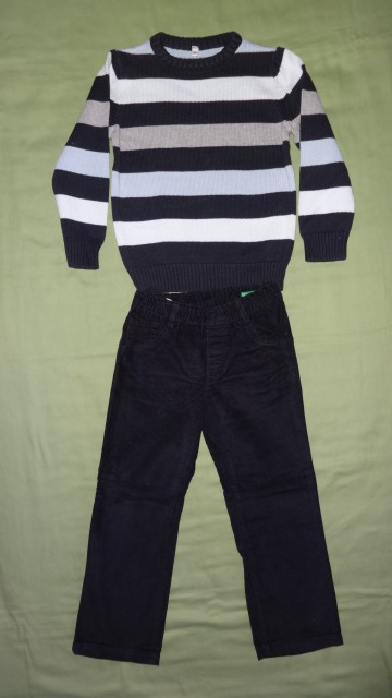 Nov komplet Benetton, C&A št. 110 (do 116)