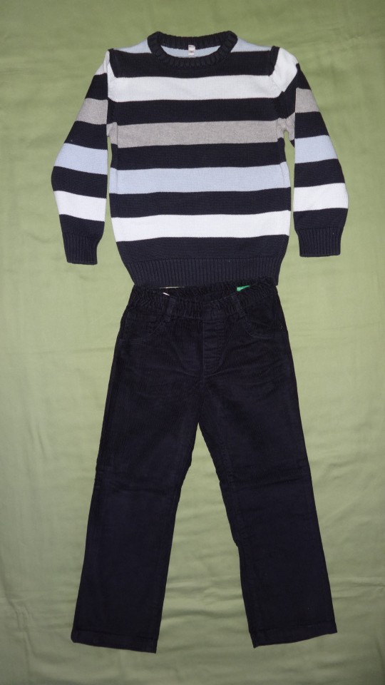 Nov komplet Benetton, C&A št. 110 (do 116)