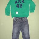 Kot nov komplet Zara, Benetton št. 110-116 za 15 evrov