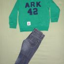 Kot nov komplet Zara, Benetton št. 110-116 za 15 evrov