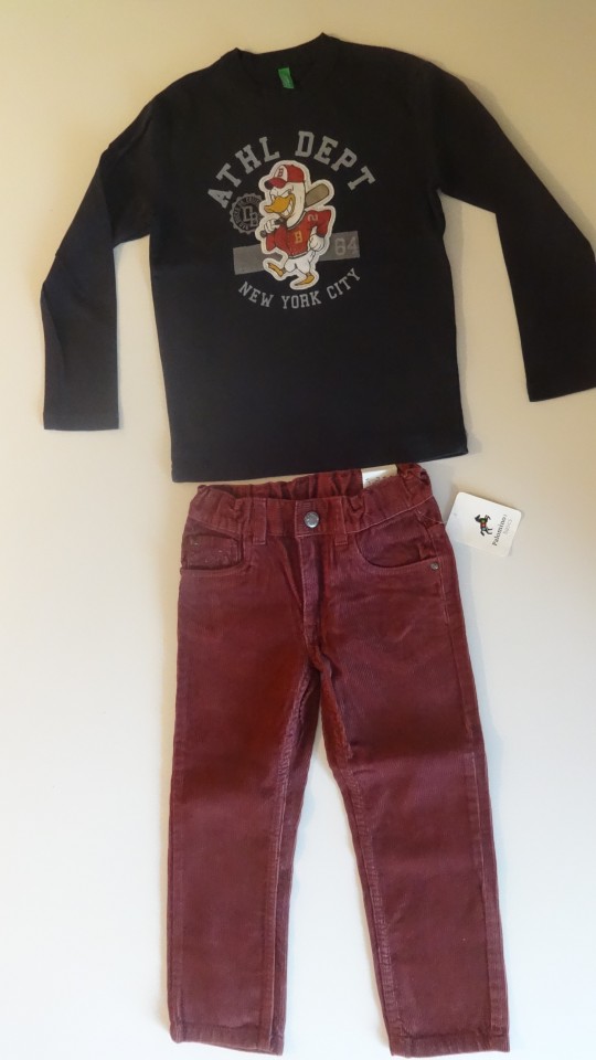 Komplet Benetton, C&A št. 104-110 za 9,5 evra kot nov