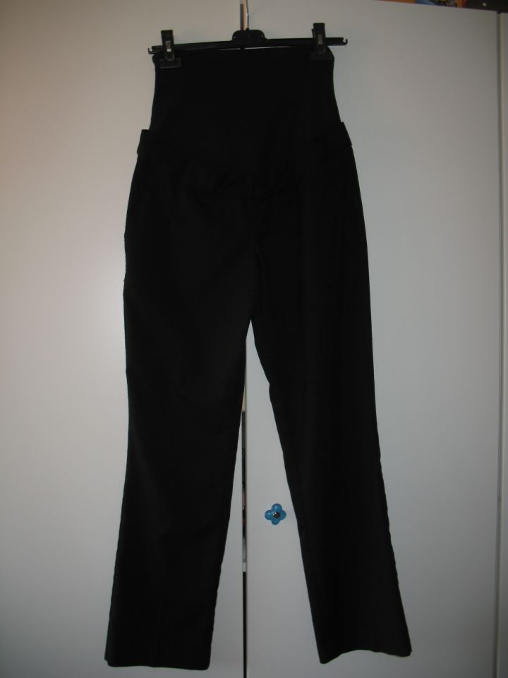 Črne elegantne hlače, H&M