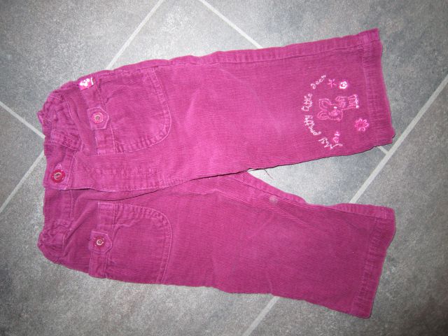 žametne hlače 80 - 2 eur