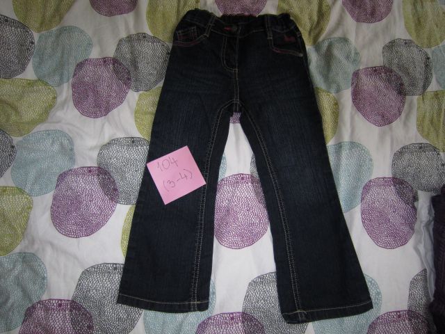 Kavbojke 104 - 3 eur