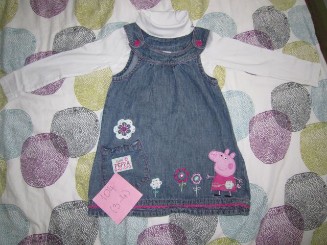 Jeans oblekica pujsa pepa + puli - 10 eur