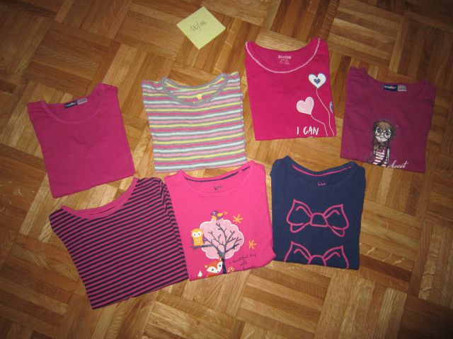 Lupilu majice 110/116- 10 eur komplet (7 majčk)