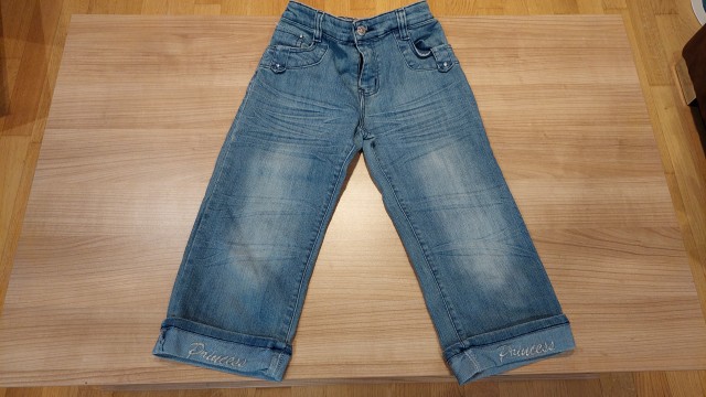 Jeans kapri hlače 152 - 4€