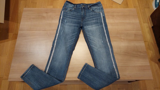 Jeans hlače 158 - 5€