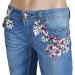 desigual jeans, tropical flowers št. 28
