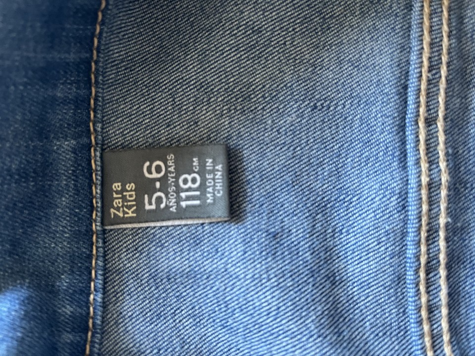 Zara jeans jakna 5-6 - foto povečava