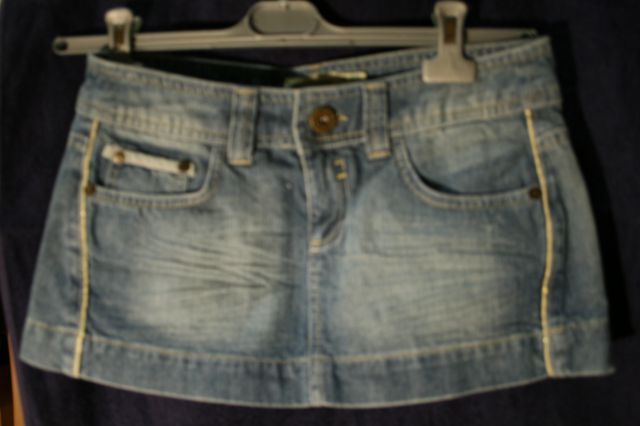 Mini krilo, jeans