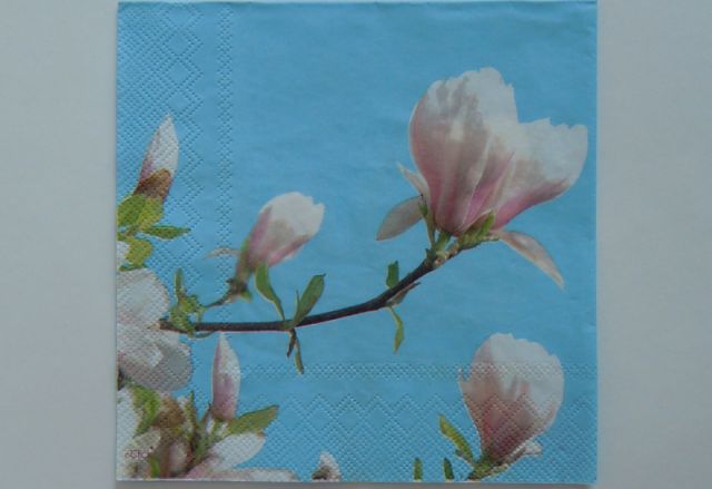 Servetki - rože - foto
