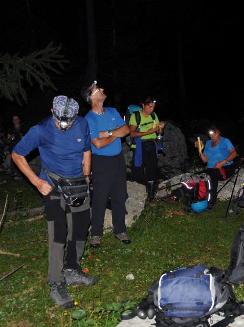 Na Triglav ponoči - foto