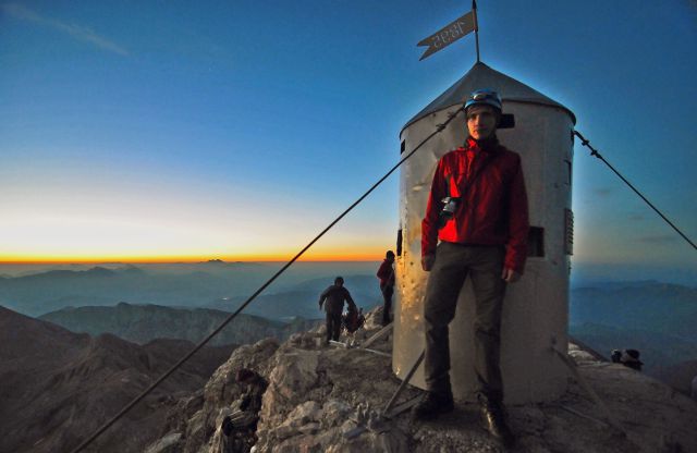 Na Triglav ponoči - foto