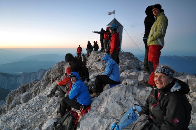 Na Triglav ponoči - foto