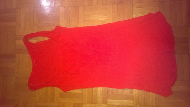 Rdeča tunika, obleka s-m 1€