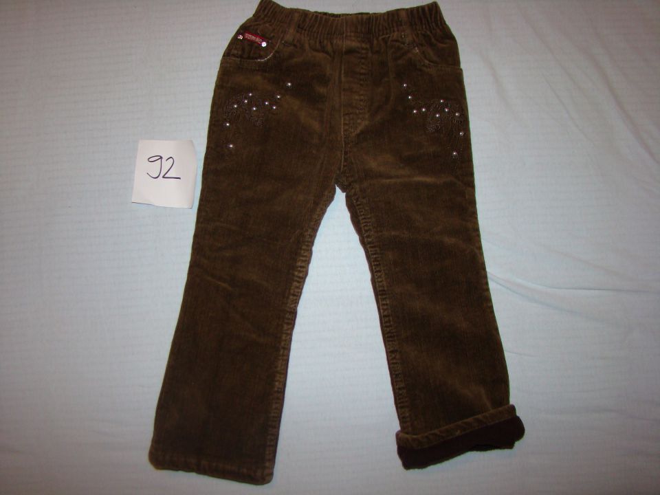 debelo podložene hlače, vel 92. , 1x oblečene, 2€