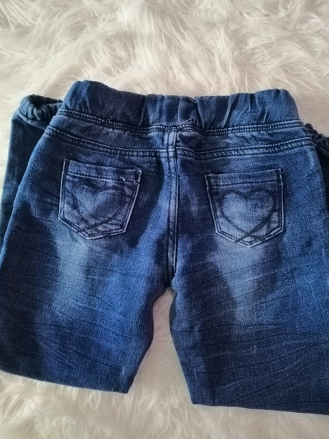 Mehke dekliške jeans hlače 122, 5e