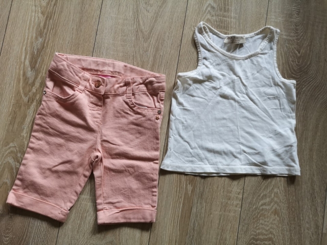 Kratke hlače in majica 98-104, 6€