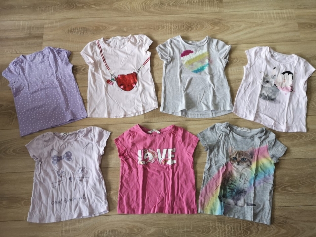 Majice 110-116 H&M, 3€ kom