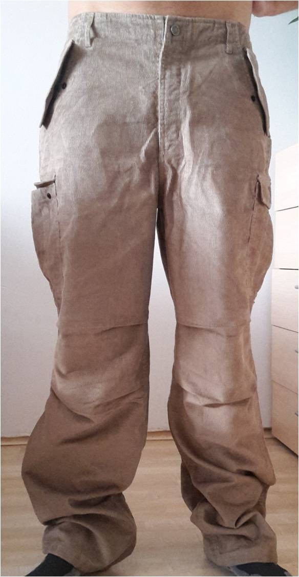 Moške žametne hlače - XL - foto povečava